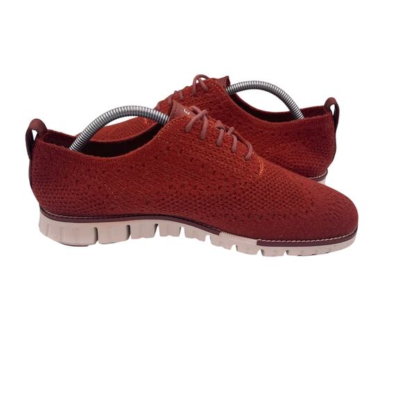 Cole Haan ZeroGrand Stitchlite Oxford Shoes Casual Dress Orange Mens 8.5 main image 7